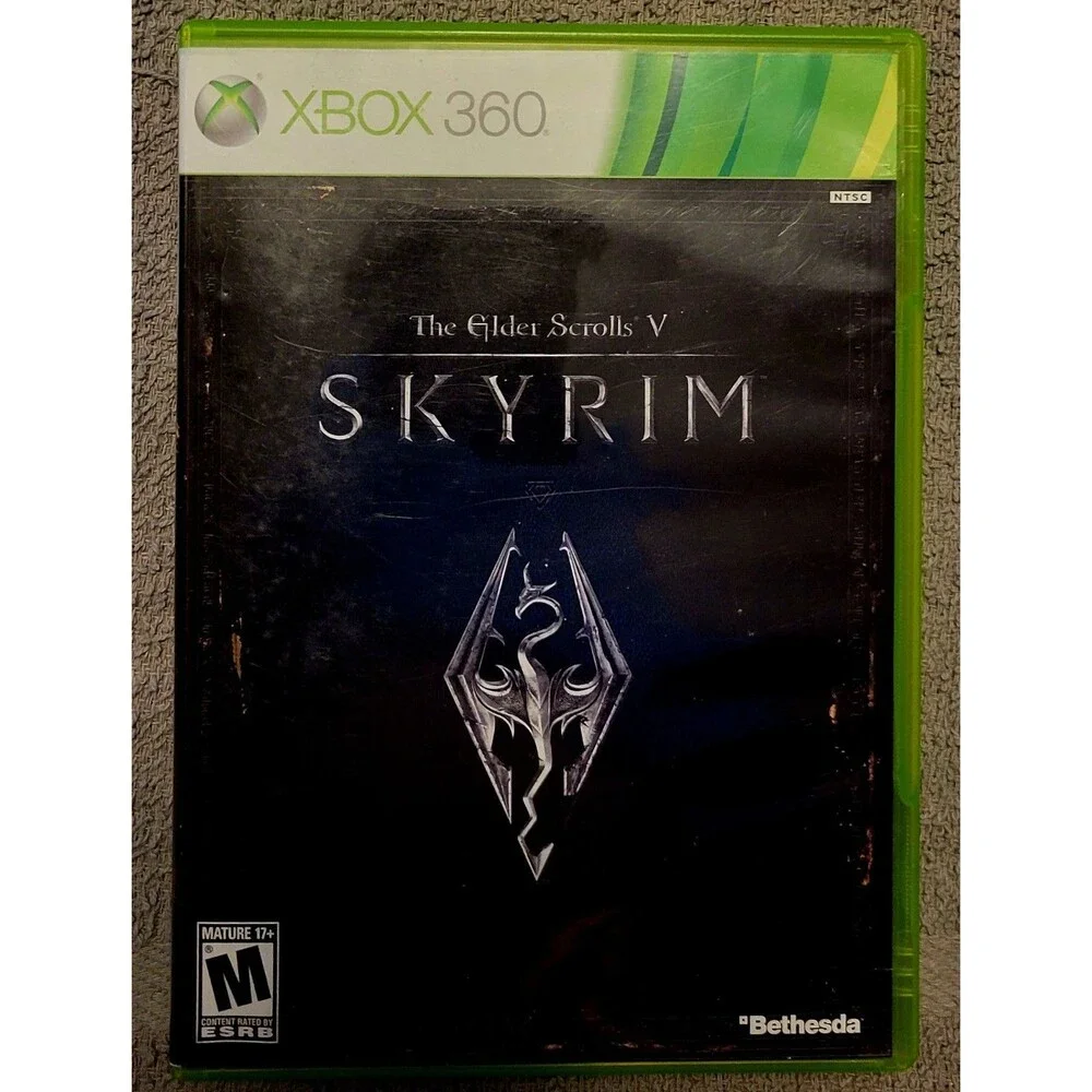 Microsoft Xbox 360: Scrolls V-Skyrim,CIB, CLN DISC, TESTED & WORKING,FAST SHIPP